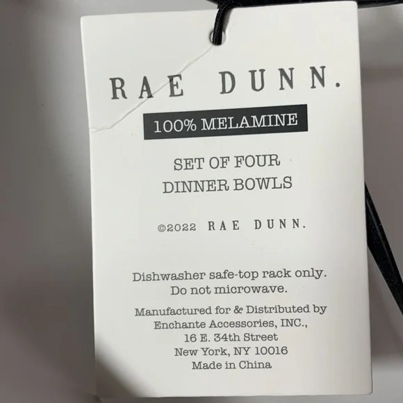 Rae Dunn Dinner Bowls - Picture 4 of 5